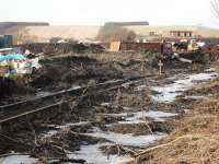 Redevelopment work underway on the former Bowhill branch in Fife [see image 37553].<br><br>[Grant Robertson 07/02/2012]