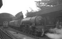 A1 Pacific no 60145 <I>Saint Mungo</I> at Newcastle Central in April 1965 with the 9.30am York - Glasgow Queen Street.<br><br>[K A Gray 15/04/1965]