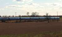 Southbound <I>East Coast</I> train near Longhoughton, Northumberland, on 19 February 2012.<br><br>[John Steven 19/02/2012]