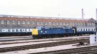 40035 in the station sidings at Doncaster on 6 February 1981.<br><br>[Peter Todd 06/02/1981]