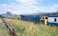 The <I>'Northern Belle'</I> photographed at Dufftown in 1984. Locomotive in charge is class 47 no 47430.<br><br>[Bruce McCartney //1984]