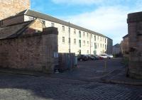 The St Leonard's Street entrance to the former goods depot in March 2012. [See image 17615] for the view looking back from the other side of the yard.<br><br>[Andrew Wilson 07/03/2012]