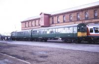 A Class 306 EMU on display at Bedford Open Day on 29 May 1988.<br><br>[Ian Dinmore 29/05/1988]