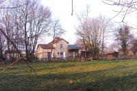 Morlac station stands on a long-abandoned 'Chemin de Fer Economique' (Light Railway) running from St Amand Montrond to Lignieres in the Cher Department. The old station is seen here on 25 March 2012.<br><br>[John Thorn 25/03/2012]