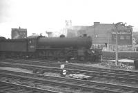 Scene at the north end of Doncaster station on the morning of 21 July 1962. York shed's B16 4-6-0 no 61434 is on the summer Saturday 8.53am Sunderland - Ipswich.   <br><br>[K A Gray 21/07/1962]