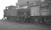 Fowler 0-6-0T no 47562 abandoned at the end of a siding alongside Rose Grove shed in June 1962, some 5 months prior to its official withdrawal.<br><br>[K A Gray 29/06/1963]