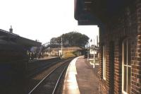 Arrival at Elie station on the Fife coast, shortly before the 6th September 1964 withdrawal of passenger services between Leven and St Andrews.<br><br>[Frank Spaven Collection (Courtesy David Spaven) /09/1964]