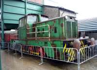 Industrial diesel shunter on display at the National Coal Mining Museum for England, Caphouse Colliery at Overton, Wakefield, in April 2012.<br><br>[John Steven /04/2012]
