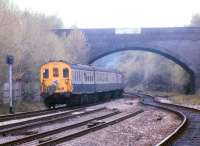 Hastings 206 units leaving Sudbury during the farewell tour in May 1986.<br><br>[Ian Dinmore /05/1986]