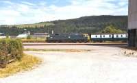 The 'Northern Belle' stands at Dufftown in 1984 having recently arrived from Aberdeen behind locomotive 47430.<br><br>[Bruce McCartney //1984]