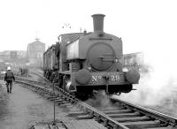 Activity in the yard at Frances Colliery, Dysart, in 1973. View back towards the screens showing NCB 'pug' no 29 (Barclay 0-4-0ST 1142/1908) at work shunting empty wagons.<br><br>[John Furnevel 21/10/1973]