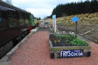 The large wooden board declares 'Whitrope' and the BR Totem 'Whitrope Siding'. I'm not sure, but that could be a future bay platform to the right. The view looks south towards Riccarton.<br><br>[Ewan Crawford 01/05/2012]