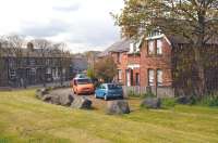 All that remains of the Station, coal holding sidings and staiths complex at Amble in 2012. Once served by a branch from the ECML (Chevington) and NCB lines from Broomhill, Togston, Radcliffe and Hauxley. The Station closed to scheduled passenger services in 1930, other than occasional excursions. The lines were lifted after coal exports through the harbour ceased in 1969. View is west, the Staiths complex was located behind the camera.<br><br>[Brian Taylor 06/05/2012]