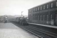 2.6.0 46440 entering Colne from Skipton in June 1952.<br><br>[G H Robin collection by courtesy of the Mitchell Library, Glasgow 24/06/1952]