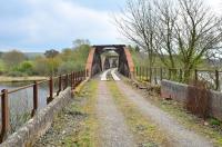View over Loch Ken Viaduct looking east in April 2012. It appears to be in good condition apart from the decking either side of the trackbed.<br><br>[John Gray 25/04/2012]
