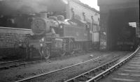 Ivatt 2MT 2-6-2T no 41234 on Bangor shed (6H) in April 1963. <br><br>[K A Gray 01/04/1963]