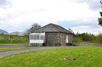 Standing alongside the former Creetown Station, the old goods shed also enjoys a new lease of life as a private dwelling. [See image 38849]<br><br>[John Gray /05/2012]