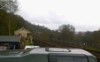 A view looking North at this former junction station for the Cam Valley line, of 'Titfield Thunderbolt' fame in April 2012. [see image 38385]<br><br>[Ken Strachan 07/04/2012]