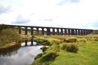 The impressive twenty arch Big Water of Fleet Viaduct looking south in May 2012.<br><br>[John Gray /05/2012]