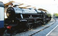 Black 5 masquerading as 45157 'The Glasgow Highlander' at Pickering in September 2004.<br><br>[Colin Miller /09/2004]