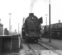 Shed scene at Rheine MPD, West Germany, in August 1977.<br><br>[John McIntyre /08/1977]