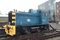 Barclay 06 003 in the Manchester Museum of Science and Industry yard on 31 May alongside the original Liverpool Road station building.<br><br>[Peter Todd 31/05/2012]