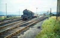 On an August day in 1959 Stanier Pacific no 46206 <I>'Princess Marie Louise'</I> calls at Symington with a northbound train.<br><br>[A Snapper (Courtesy Bruce McCartney) 29/08/1959]