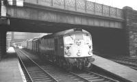 D5312 awaits its departure time from Carlisle platform 7 in December 1968 with the 1pm Waverley route service to Edinburgh.<br><br>[K A Gray 07/12/1968]