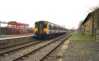 150227 calls at Clitheroe on 31 March 1992 prior to the re-introduction of a full service on the Ribble Valley line.<br><br>[John McIntyre 31/03/1992]