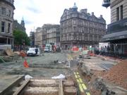 Tramworks at the west end of Princes Street on 13 June 2012. For a view from the same spot two and a half years earlier [see image 26709].<br><br>[F Furnevel 13/06/2012]