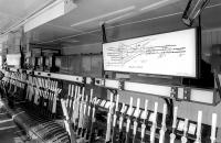 Interior view of Stirling Middle 'box during an official tour on 13 May 1990. [See image 23746]<br><br>[Bill Roberton 13/05/1990]