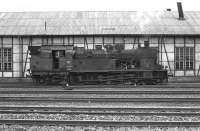 After a none too strenuous morning spent on station pilot duties, the last active class 78 on DB metals, No. 78 246, runs onto Rottweil shed on 4 September 1974 to take water.<br><br>[Bill Jamieson 04/09/1974]