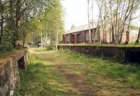 Approaching Ballindalloch station from the west in May 2012. The Spey viaduct lies off to the left just beyond the curve. [See image 39157]<br><br>[John Furnevel 24/05/2012]