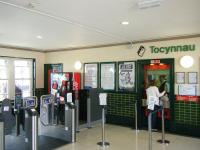Ticket office and platform entrance at Rhyl station, June 2012.<br><br>[Veronica Clibbery 19/06/2012]