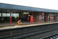 Station maintenance, Wigan North Western, 12 June 2012.<br><br>[Veronica Clibbery 12/06/2012]