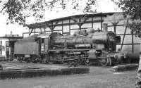 DB 038 772 simmering on shed at Rottweil in September 1974.<br><br>[Bill Jamieson 04/09/1974]