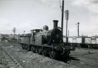 SLS Angus Tour, 20th May 1961<br><br>
CR123 at Dundee Tay Bridge MPD, having brought the tour train into Dundee West from Glasgow, Buchanan Street.<br><br>[Jim Currie (Courtesy Stephenson Locomotive Society) 20/05/1961]