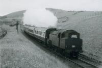RCTS/SLS RAIL TOUR OF SCOTLAND 21st June 1962<br><br>
42123 near Waterside.<br><br>[Jim Currie (Courtesy Stephenson Locomotive Society) 21/06/1962]