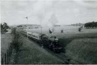 RCTS/SLS RAIL TOUR OF SCOTLAND 22nd June 1962<br><br>
42196 approaching Belston Junction.<br><br>[Jim Currie (Courtesy Stephenson Locomotive Society) 22/06/1962]