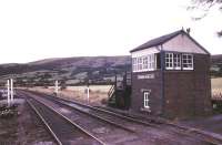 Talerddig signal box, Powys, Cambrian Railway, August 1987.<br><br>[Ian Dinmore /08/1987]