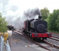 NCB Ayr No. 10 (AB2244/1947) on the train rides duty at Dunaskin on 24 June 2012 [see image 1814].<br><br>[Colin Miller 24/06/2012]