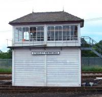 Staveley Engine Shed signal box, photographed at Barrow Hill on 1 July 2012.<br><br>[Colin Alexander 01/07/2012]