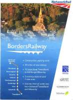 Cover of Network Rail information handout on the new Borders Railway, 2012. <br><br>[John Furnevel Collection //2012]