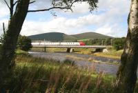 A Virgin CrossCountry Voyager glides across the River Clyde at Lamington on 1 September 2006 with a Plymouth - Glasgow Central working.<br><br>[John Furnevel 01/09/2006]