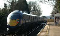 A Southeastern Class 395 heads south west through Sturry in Kent with a Ramsgate - St Pancras high speed service on 23 February 2012.<br><br>[John McIntyre 23/02/2012]