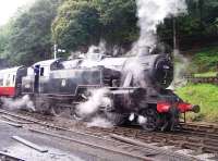 42085 almost ready for the off at Haverthwaite on 7 August 2012.<br><br>[Colin Alexander 07/08/2012]