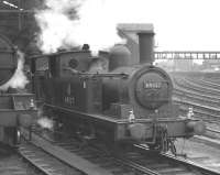 Class J72 0-6-0T no 69027 on station pilot duty at Newcastle Central station, thought to have been photographed in the early 1960s. The locomotive was officially withdrawn from Gateshead shed in October 1962.<br><br>[K A Gray //]