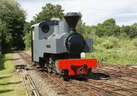 Kerr Stuart 0-6-0T <I>Joffre</I> photographed on 22 July 2012 during a ceremony in the West Lancashire Light Railway's Becconsall yard. [See image 39686]<br><br>[John McIntyre 22/07/2012]