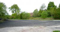 View of the former Leslie east yard in May 2005. The Fettykill Paper Mill branch came in from the right. The site of Leslie station (closed to passengers in 1932) is out of shot to the left. [See image 23083]<br><br>[John Furnevel 01/05/2005]