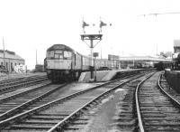 Looking back towards the station concourse at Mallaig Station in 1970.<br><br>[John Furnevel 16/07/1970]